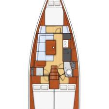 Oceanis 38 - 3 cab.