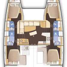 Lagoon 42 - 4 + 2 cab.