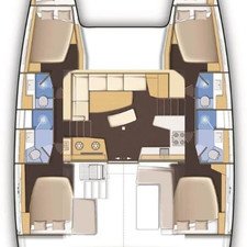 Lagoon 42 - 4 + 2 cab.