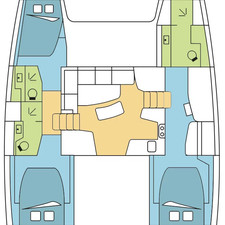 Lagoon 42 - 3 + 1 cab.