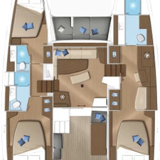 Lagoon 42 - 3 + 1 cab. OW