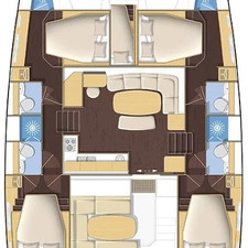 Lagoon 421 - 4 + 1 cab.