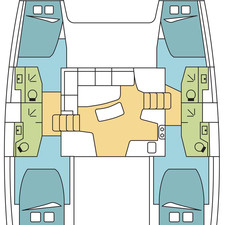 Lagoon 42 - 4 + 2 cab.