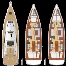 Oceanis 60 - 3 +1 cab.