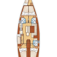 Oceanis 50 - 5 + 1 cab.