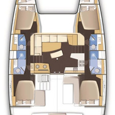 Lagoon 42 - 4 + 2 cab.