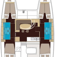 Lagoon 400 - 4 + 2 cab.