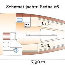 Sedna 26 swing keel