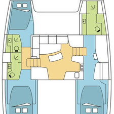 Lagoon 42 - 3 + 1 cab.