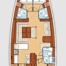 Oceanis 54 - 4 + 1 cab.