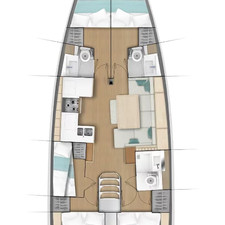 Sun Odyssey 490 - 5 + 1 cab.