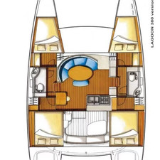Lagoon 380 - 4 cab.