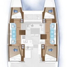 Lagoon 40 - 4 + 2 cab