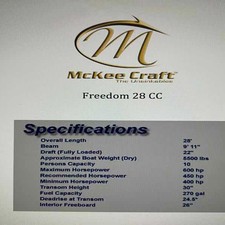 McKee Craft FREEDOM 28CC