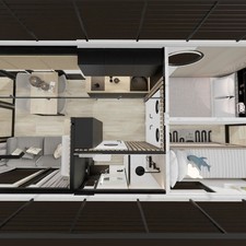 Custom Shogun Hausboot 1000 mobil