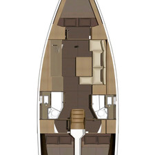 Dufour 382 GL - 3 cab.