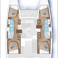 Lagoon 42 - 4 + 2 cab.