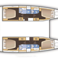 Lagoon 42 - 4 + 1 cab.