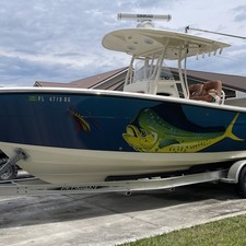 Cobia 217 center console