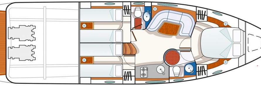Blu martin 58 feet open