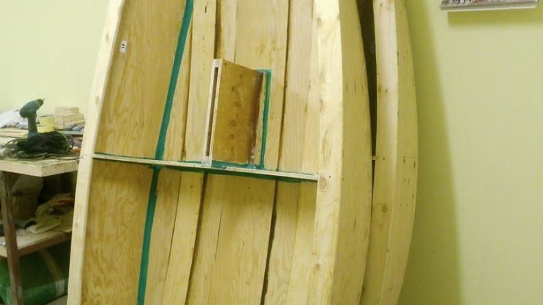 Швертбот Оптимист. Набор для постройки.