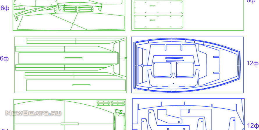 Швертбот Оптимист. Набор для постройки.