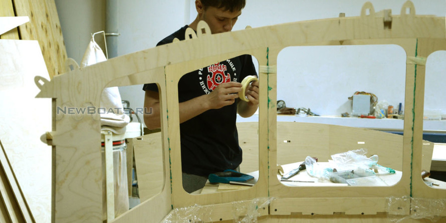 Мини-буксир. Набор для постройки.