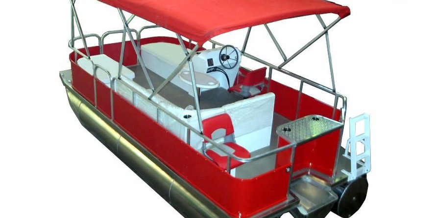 Катер понтонный Турист 720 для рыбалки и отдыха