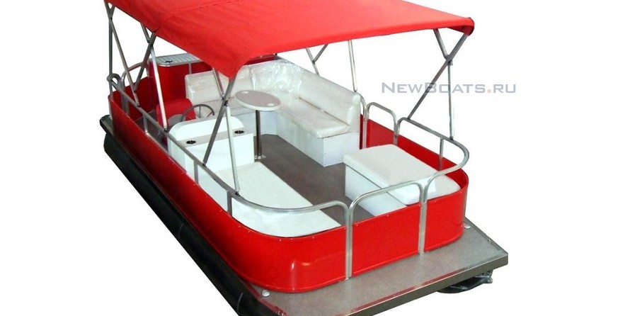 Катер понтонный Турист 720 для рыбалки и отдыха