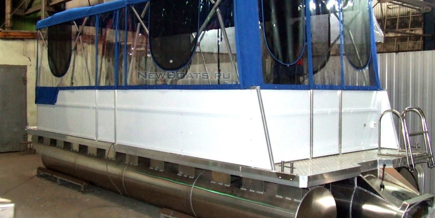 Катер понтонный Турист 720 для рыбалки и отдыха