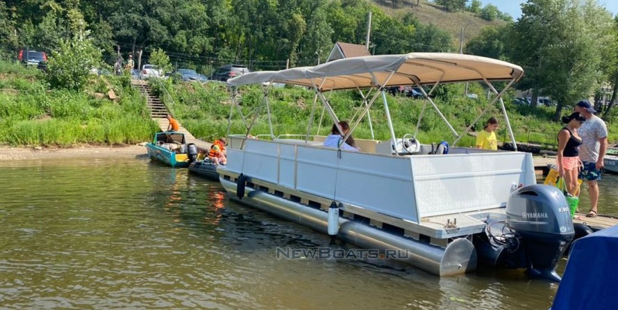 Катер алюминиевый понтон Турист Р-720
