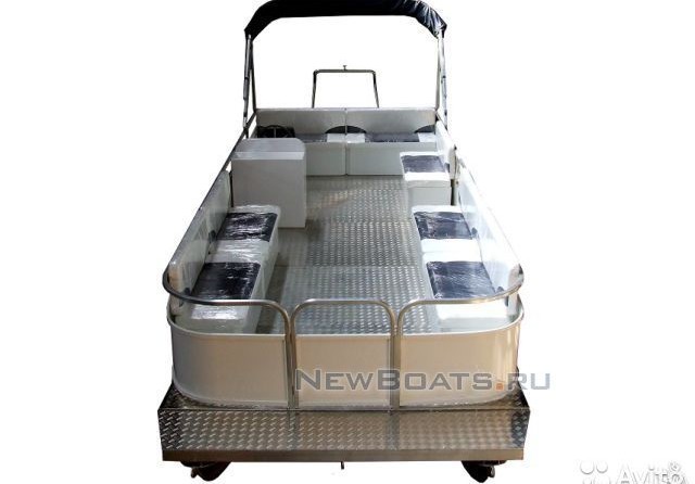 Катер алюминиевый понтон Турист Р-720