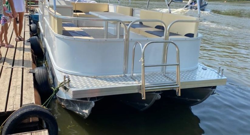 Катер алюминиевый понтон Турист Р-720