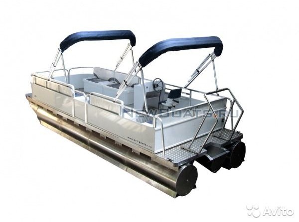 Катер алюминиевый понтон Турист Р-720