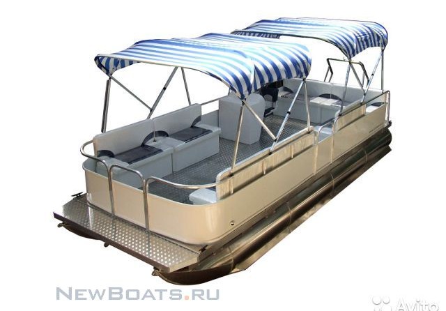 Катер алюминиевый понтон Турист Р-720