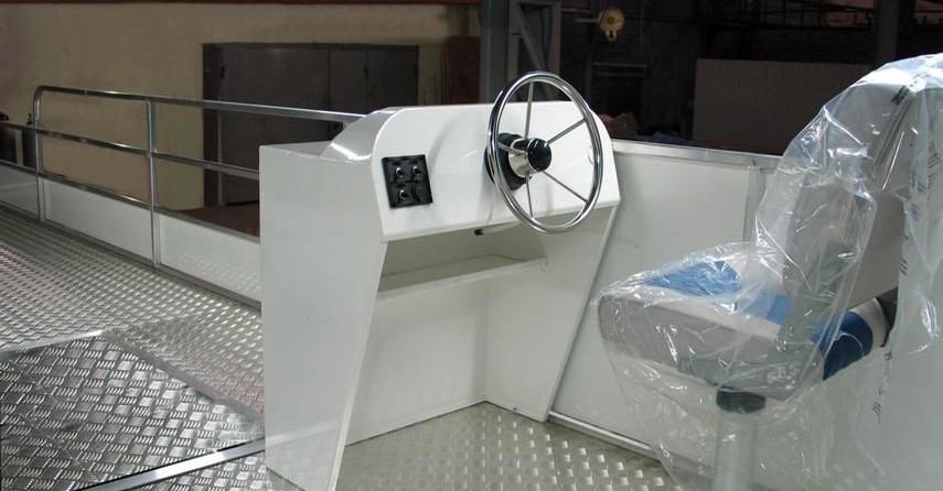 Понтон грузопассажирский, моторный понтон, катер понтонный