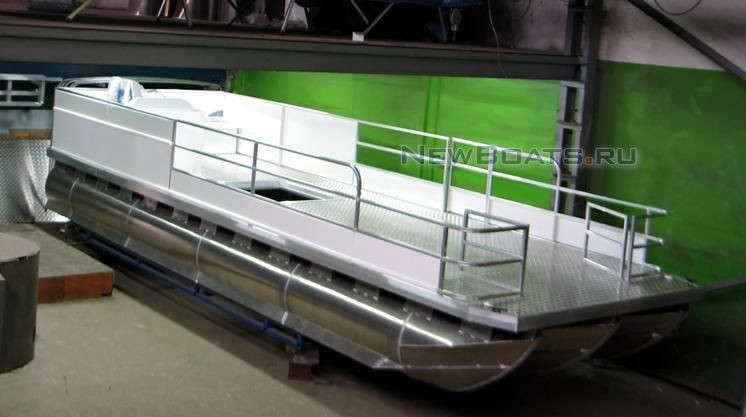 Понтон грузопассажирский, моторный понтон, катер понтонный