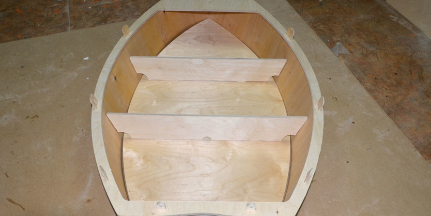 Лодка для детей BUMBLEBEE II. Набор для постройки.