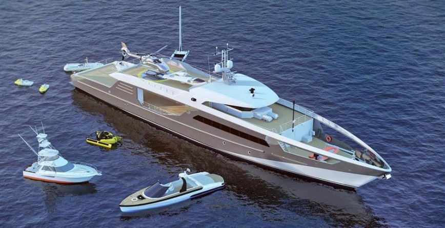 Expedition/shadow vessel 55m