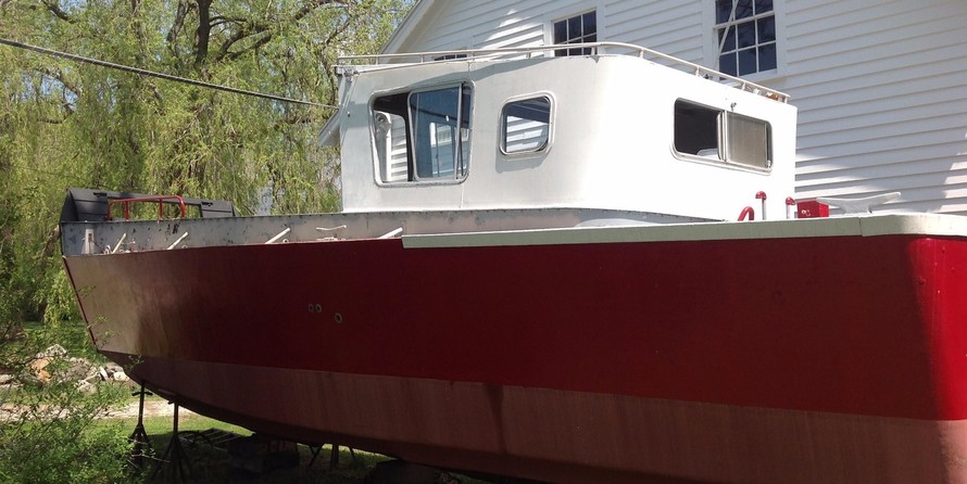 Ex USCG Fiberglass Landing Craft