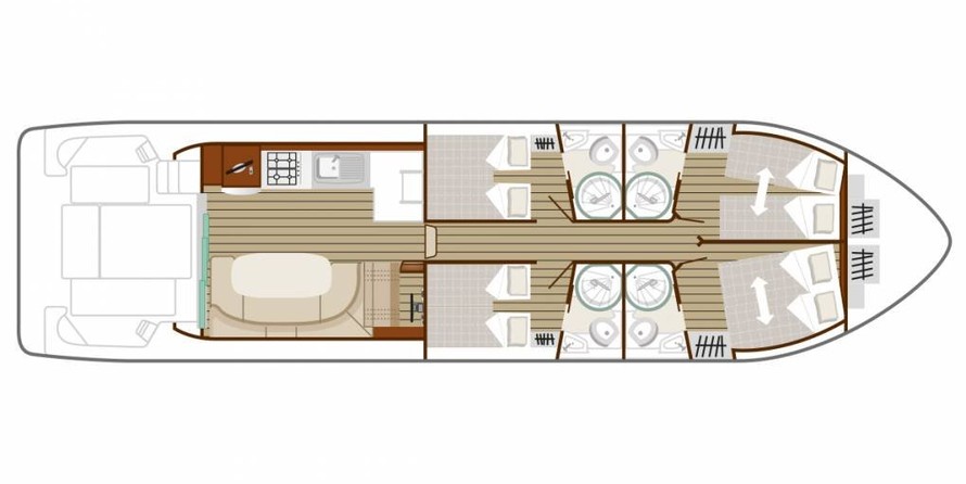 Cantieri estensi goldstar 560 c fly