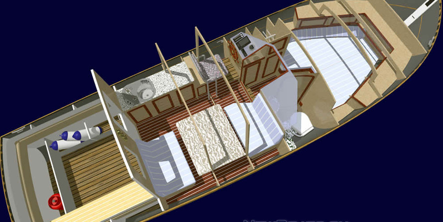 Катер Краб-800. Набор для постройки