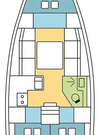 Dufour 360 GL - 3 cab.