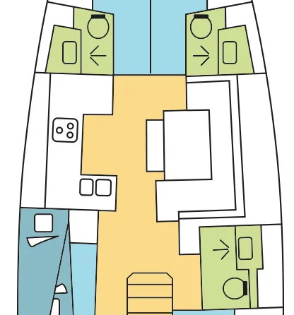 Sun Odyssey 490 - 5 + 1 cab.