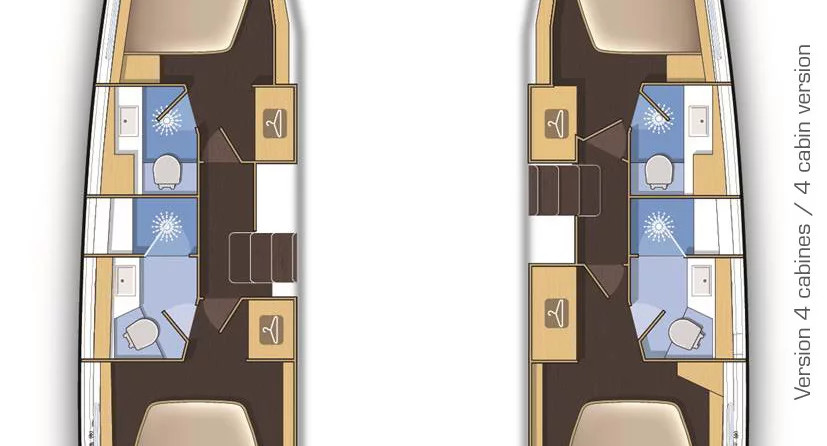 Lagoon 42 - 4 + 2 cab.