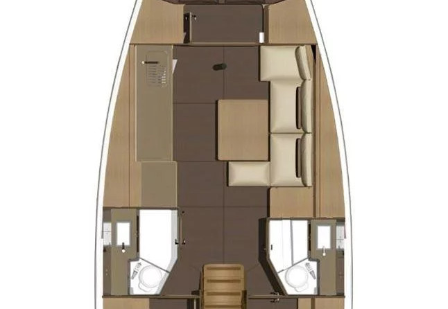Dufour 382 GL - 3 cab.