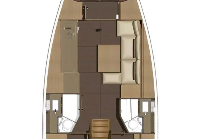 Dufour 382 GL - 3 cab.