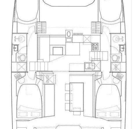 Nautitech 40 Open - 4 + 2 cab.