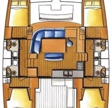 Lagoon 400 - 4 + 2 cab.