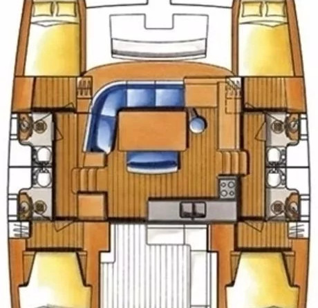 Lagoon 400 - 4 + 2 cab.